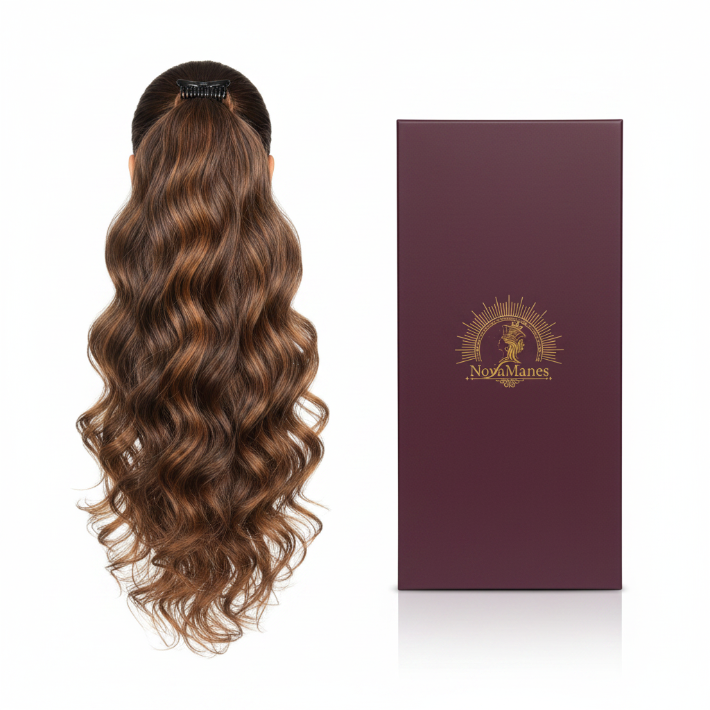 NovaManes Claw Ponytail 20inch
