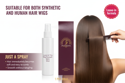 NovaManes Leave-in Detangle Spray - Info Shot